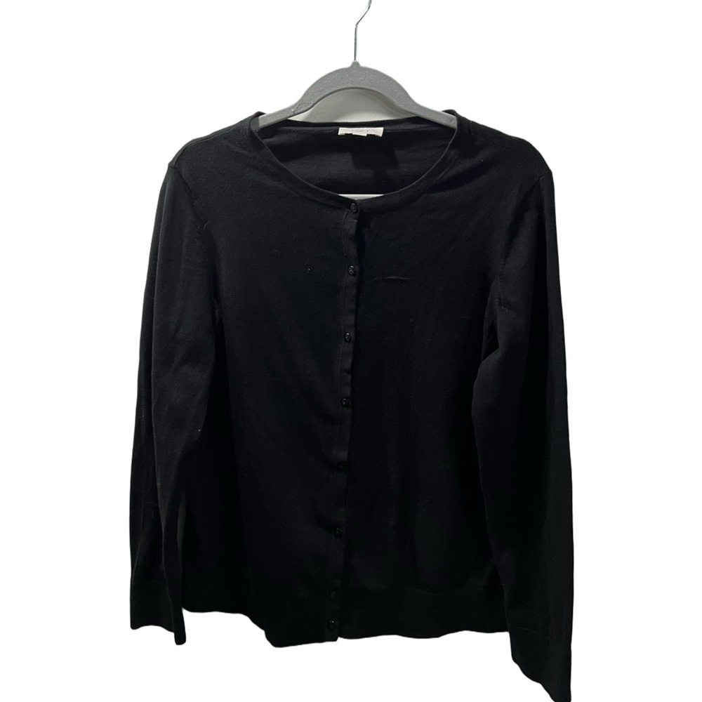 LOFT Outlet|Black Knit Cardigan|Size XL